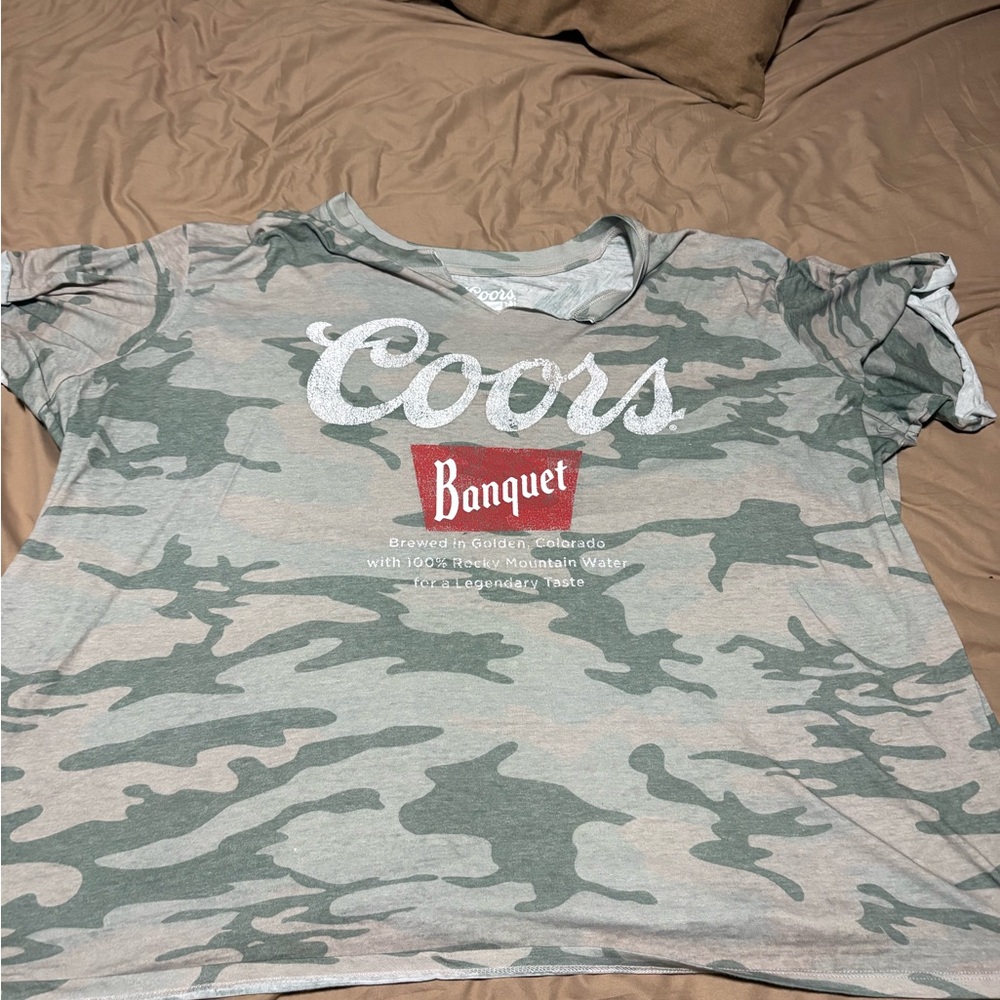 Coors camo tshirt